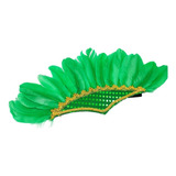 Tiara Cocar De Índio Com Penas Colorido Fantasia Carnaval 