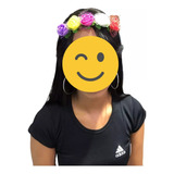 Tiara Com Flores Enfeite De Cabelo Fantasia Festa Carnaval Cor Colorido