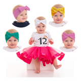 Tiara De Cabelo Bebê Kit 10 Faixinha Com Laço Menina Oferta