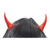 Tiara De Chifre Presilha De Cabelo Diabinho Halloween