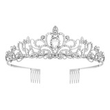 Tiara De Coroa De Cristal De Noiva De Casamento