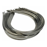 Tiara De Metal Prateada 4mm - 10 Unid. - Para Artesanatos