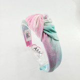 Tiara Nózinho Nó Turbante Tie Dye Colorida Moda Verão