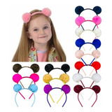Tiara Pompom Infantil Kit C/ 24 Peças (atacado)