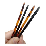 Tiaras Fininhas Preta E Tartaruga Para Cabelo Kit Com 4