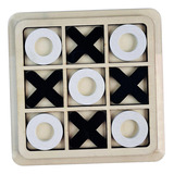 Tic Tac Toe Jogo Xo Brinquedo De Mesa Lazer Preto Branco