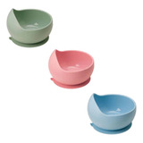 Tigela Bowl Pratinho Infantil Bebê Silicone Com Ventosa Buba