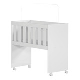 Tigus Baby Mini Berço Branco Com Colchão Multifuncional 5x1 Com Suporte Mosqueteiro