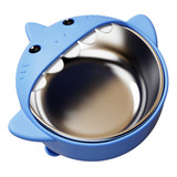 Tijela Bowl Silicone Azul/aço Inox Infantil