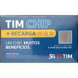 Tim Chip 4g 5g Pre Pago (com R$ 10,00 Em Recarga)