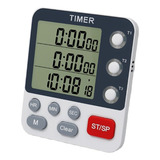 Timer 3 Tempos Digital P/ Cozinha, Laboratório Regressivo
