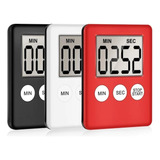 Timer Digital Cronômetro Imã Cozinha Treino Ou Academia