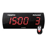Timer Led 6 Dígitos Cronômetro De Parede E Controle