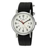 Timex Relógio Unissex Weekender 38 Mm, Preto, Relógio Weeke