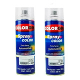 Tinta 2 Spray Automotiva Na Cor Do Seu Carro + Verniz