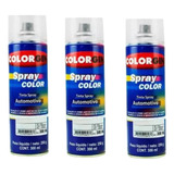 Tinta 3 Spray Automotiva Na Cor Do Seu Carro +2 Primer + 1 Verniz