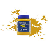 Tinta Acrílica Acrylic Colors Acrilex 250 Ml Cor Amarelo - 302