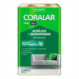 Tinta Acrílica Coral Coralar 18l Acabamento Fosco 