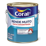 Tinta Acrílica Coral Rende Muito 3200ml Cor Cinza Alpino 3,2l Exterior E Interior