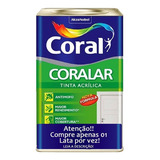 Tinta Acrílica Coralar Anti Mofo Econômica Fosca Cores 18l Cor Lua Do Sertão