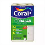 Tinta Acrílica Coralar Branco Uso Interno 18 Litros - Coral