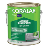 Tinta Acrílica Coralar Branco Uso Interno 3,6 Litros - Coral