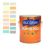 Tinta Acrilica Cores Semi Brilho Super Pro Eucatex 3,6lt