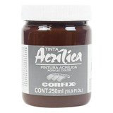 Tinta Acrílica Corfix 250ml Sépia 118