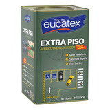 Tinta Acrilica Eucatex Premium Extra Piso Lata 18lts- Cores Cor Azul