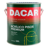 Tinta Acrílica Fosca Piso Premium Marrom 3,6l Dacar