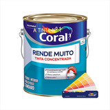 Tinta Acrílica Fosco Rende Muito 3.2 Litros Coral - Cores
