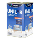 Tinta Acrilica Latex Econ Inter Ama. Canário 18lts - Unilar