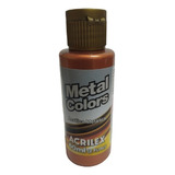 Tinta Acrilica Metal Colors 60 Ml Acrilex - Diversas Cores Cor Cobre