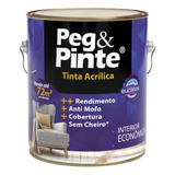Tinta Acrilica Peg E Pinte Branco Neve Fosco 3,6l