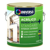 Tinta Acrilica Rende Muito Mais Branco Neve 3.6l Universo