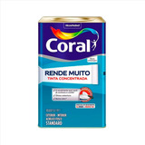 Tinta Acrílica Super Concentrada Standard Coral 18l Branco