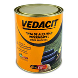 Tinta Alcatrão Impermeável Madeira Piche Extra 900ml Vedacit