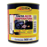 Tinta Alta Temperatura Preto 600° P/ Chaminés Fornos Lareira