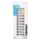 Tinta Aquarela Reeves 12 Bisnagas De 10ml - 12 Cores