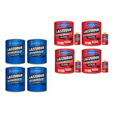 Tinta Auto Poliester Azul Portofino Fiat 3600ml + Verniz Pu