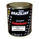 Tinta Automotiva Poliéster Azul Unique Vw 96 900ml 
