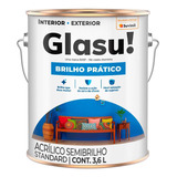 Tinta Branco Neve Brilho Prático Glasu 3,6l