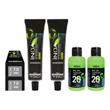 Tinta Coloração Kit C/ 2 Inoa Loreal 7.0 - 60g + 2 Ox 20v