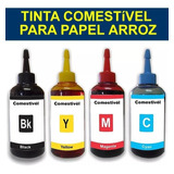 Tinta Comestível Para Impressora Papel Arroz