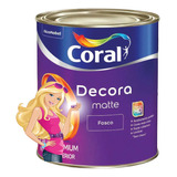 Tinta Coral Decora Matte Coleção Barbie 800ml