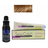 Tinta De Cabelo Sensi Color Alergoshop 7.0 Louro Medio + Ox