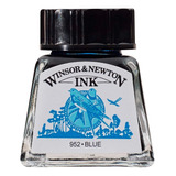 Tinta Desenho Tinteiro Winsor & Newton 14 Ml Azul Blue