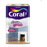 Tinta Direto No Gesso - Coral Branco Fosco - 18 Litros