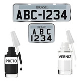 Tinta E Retoque Automotiva Placa Carro, Moto,vans,