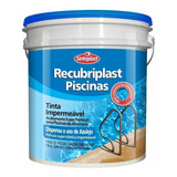 Tinta Elástica Película Impermeável Piscina Alvenaria 3,6lt Cor Branco